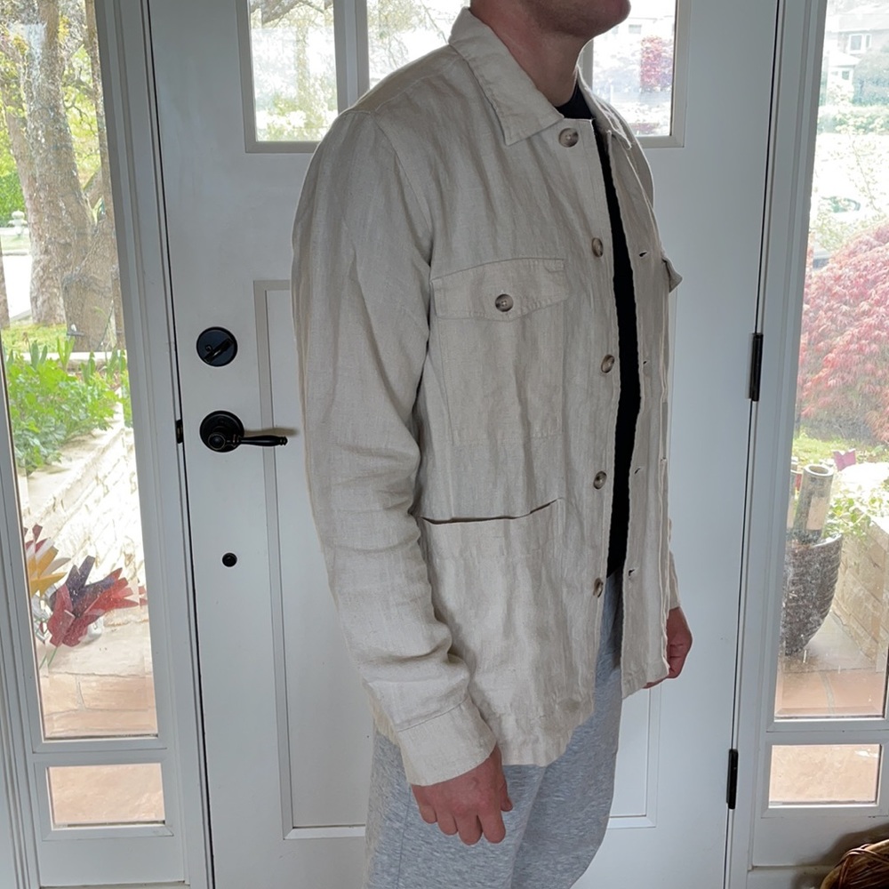 🌟A Days March heavy Linen over shirt - Picture 2 of 14